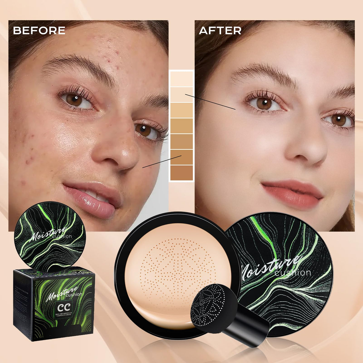 Ursoulney cream texture swirled on skin illustrating smooth, hydrating finish