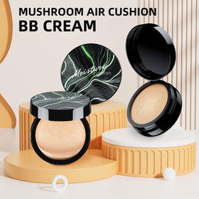 Ursoulney open compact showing cushion and sponge for quick touch-ups