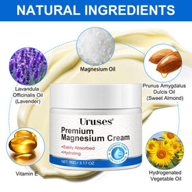 Uruses texture closeup displaying lotion smoothness and quick-absorbing benefit
