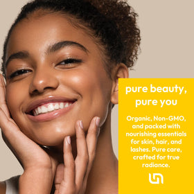 Us Naturals label close-up showing USDA Organic seal and product details benefit