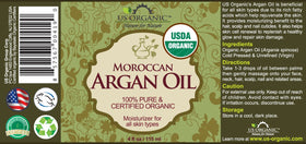 US Organic argan oil pouring from dropper highlighting smooth texture