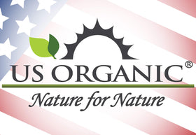 US Organic used on hair ends illustrating conditioning and shine benefit