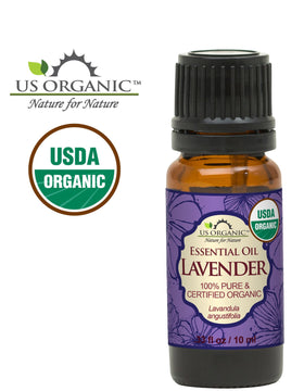 dropper dispensing US Organic lavender oil drop for accurate dosing and convenience