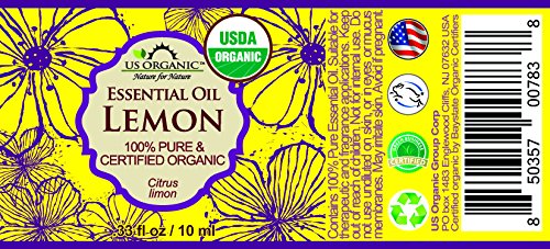 US Organic label close-up showing certification, purity, and cold-pressed details