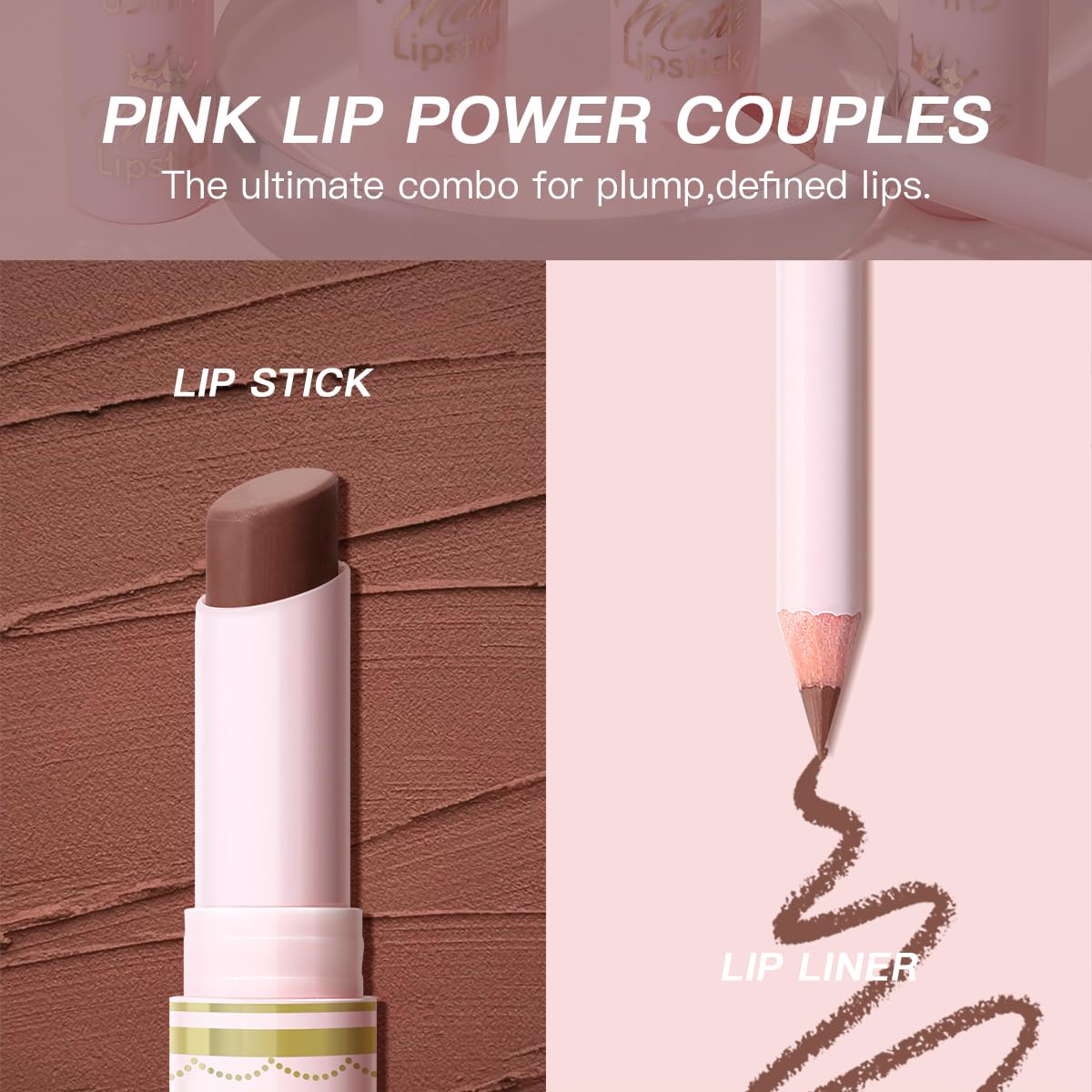 USHAS lipstick tip texture detail showing rich matte pigment and smooth glide