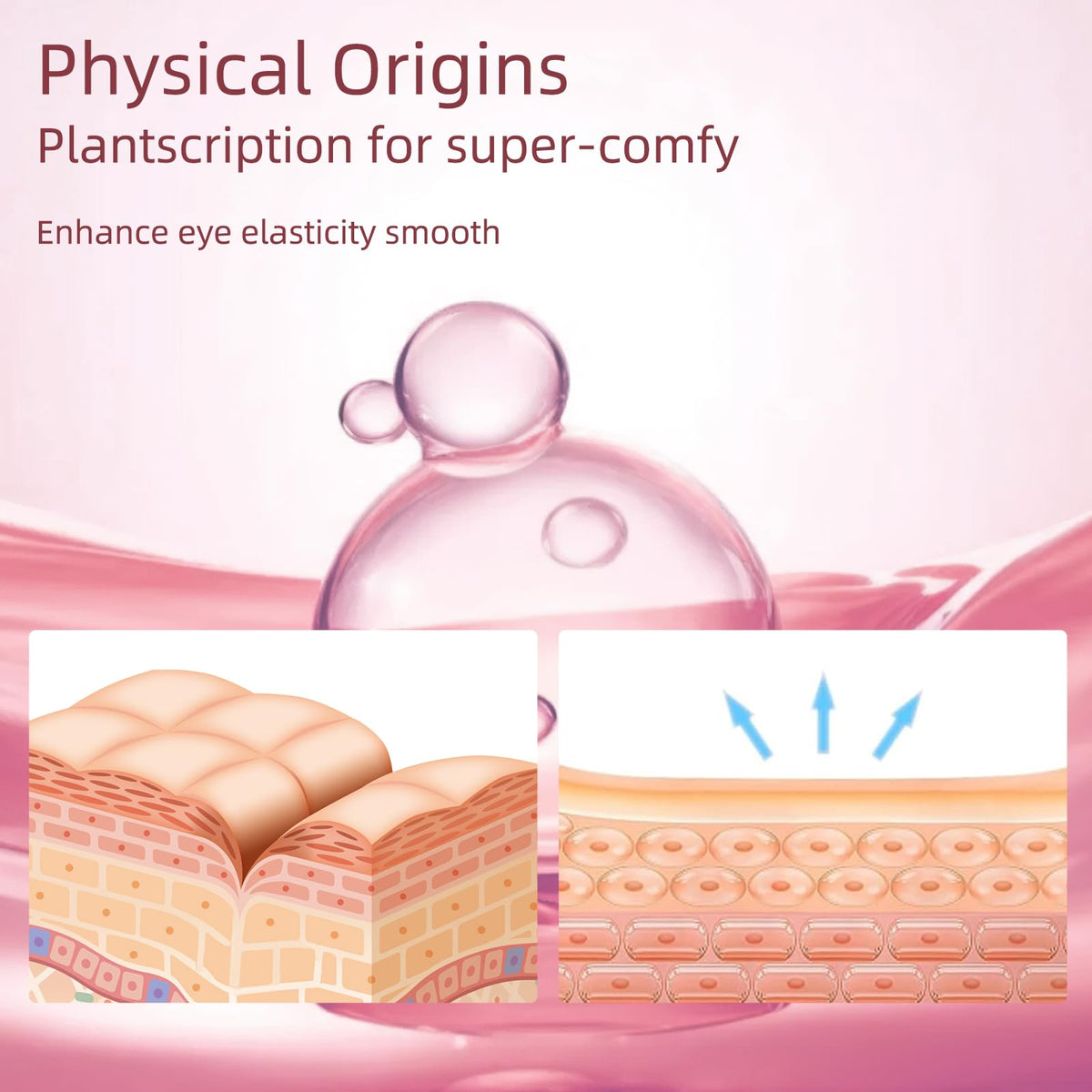 USTELIR patches in fridge illustrating cooling effect to reduce puffiness