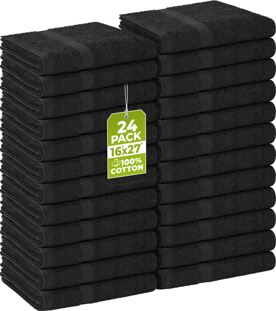 Utopia Towels front pack view showing compact bulk and professional appeal