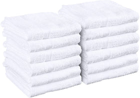 Utopia Towels displayed in bathroom lifestyle scene conveying professional clean look