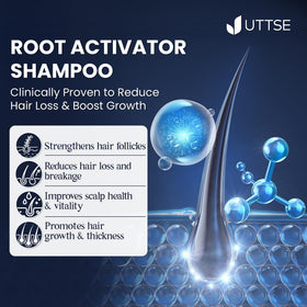Uttse ingredients label close-up displaying plant-based extracts and benefits