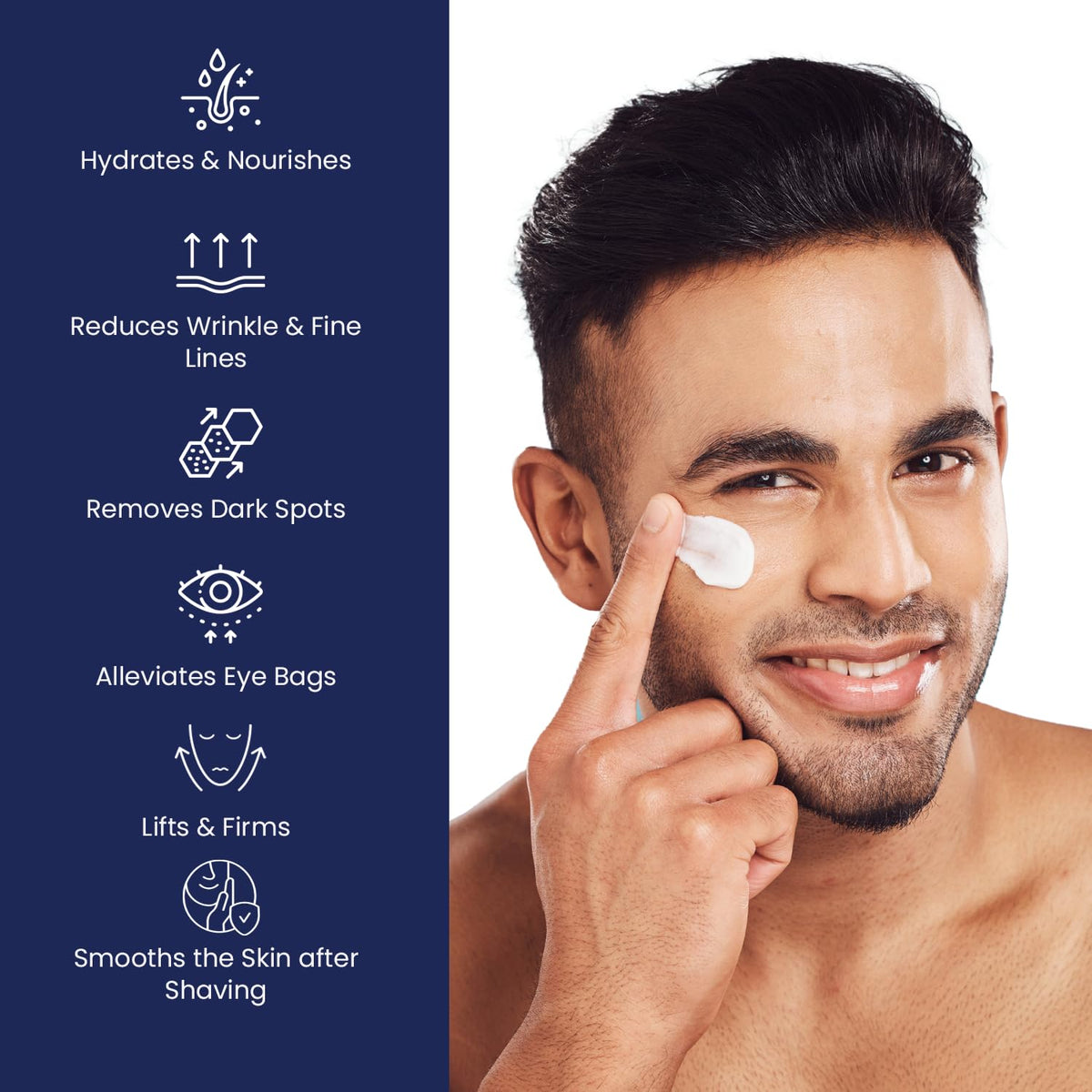 Uttse product beside other skincare items highlighting daily routine simplicity and space-saving