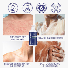 Uttse pump closeup showing creamy lather texture for easy application