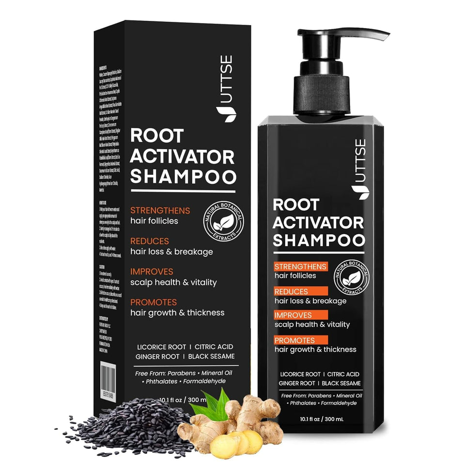 Uttse front bottle view showing clean packaging and product benefit