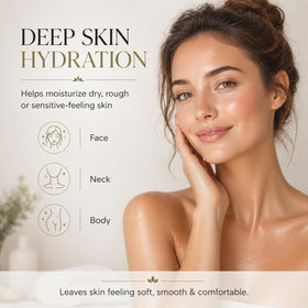 UXZQEN castor oil pouring to show clear texture and nourishing emollient benefit