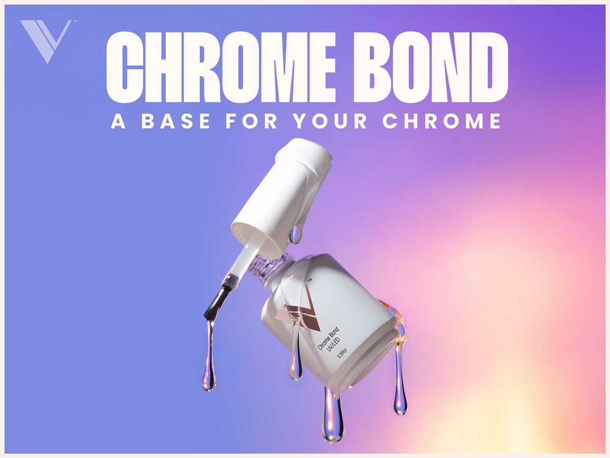V Beauty Pure brush detail demonstrating precise application for accurate chrome placement