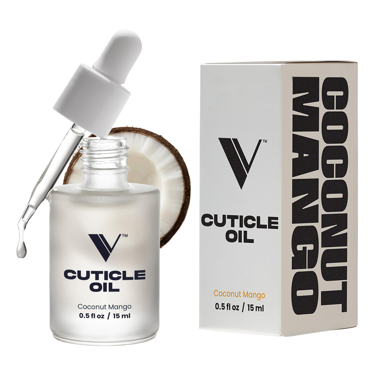 V Beauty Pure front bottle showing label and 15ml size for easy storage