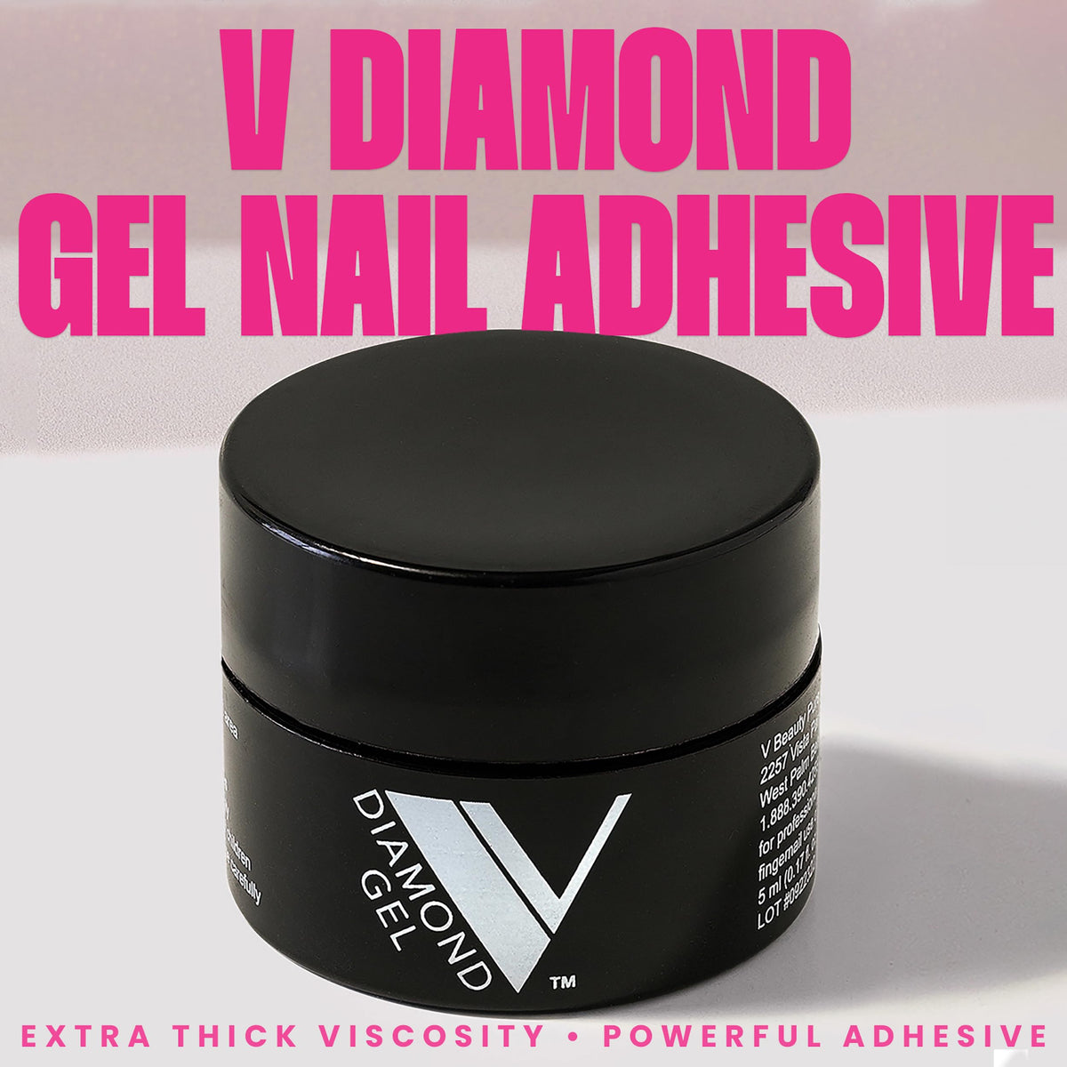 V Beauty Pure thick gel texture closeup illustrating precise placement control