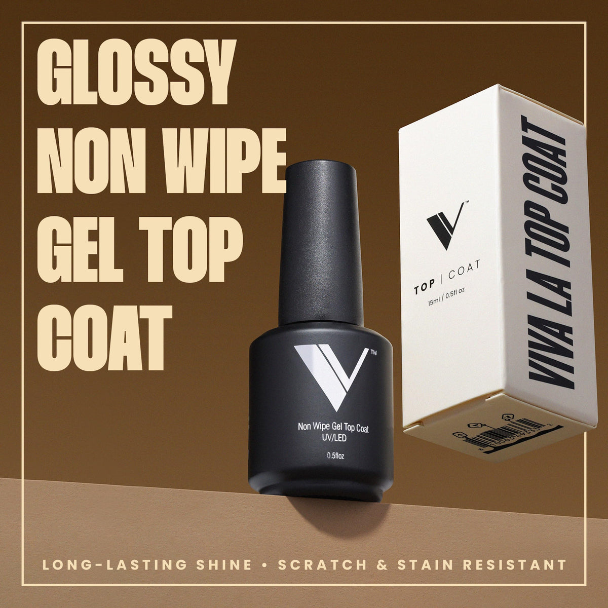 v beauty pure brush and gel texture close-up demonstrating smooth even application