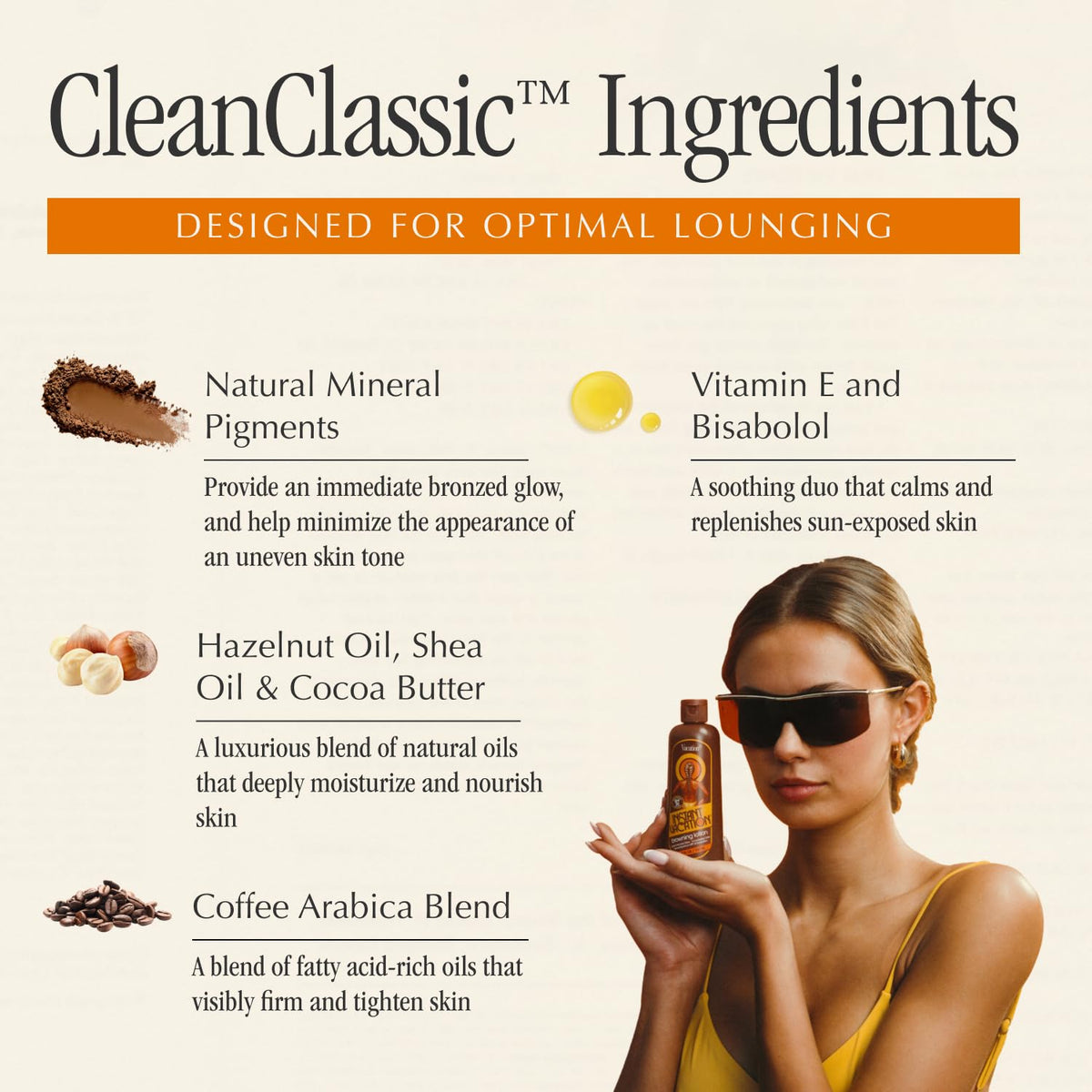 VACATION label ingredients and SPF highlighting broad spectrum SPF 30 protection