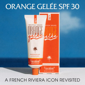 VACATION close-up of balm-to-oil texture showing smooth application benefit