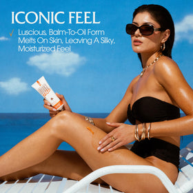 VACATION in a beach travel bag showing portability and convenience benefit