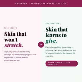 Vajraang dropper revealing oil texture and quick absorption benefit