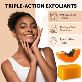 VALITIC soap texture close-up highlighting gentle exfoliation