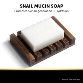 VALITIC charcoal soap dust detail illustrating absorption of impurities