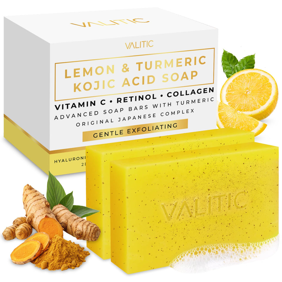 VALITIC front packaging showing brightening soap benefits