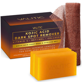 VALITIC front packaging showing two bars and sponge enhancing routine