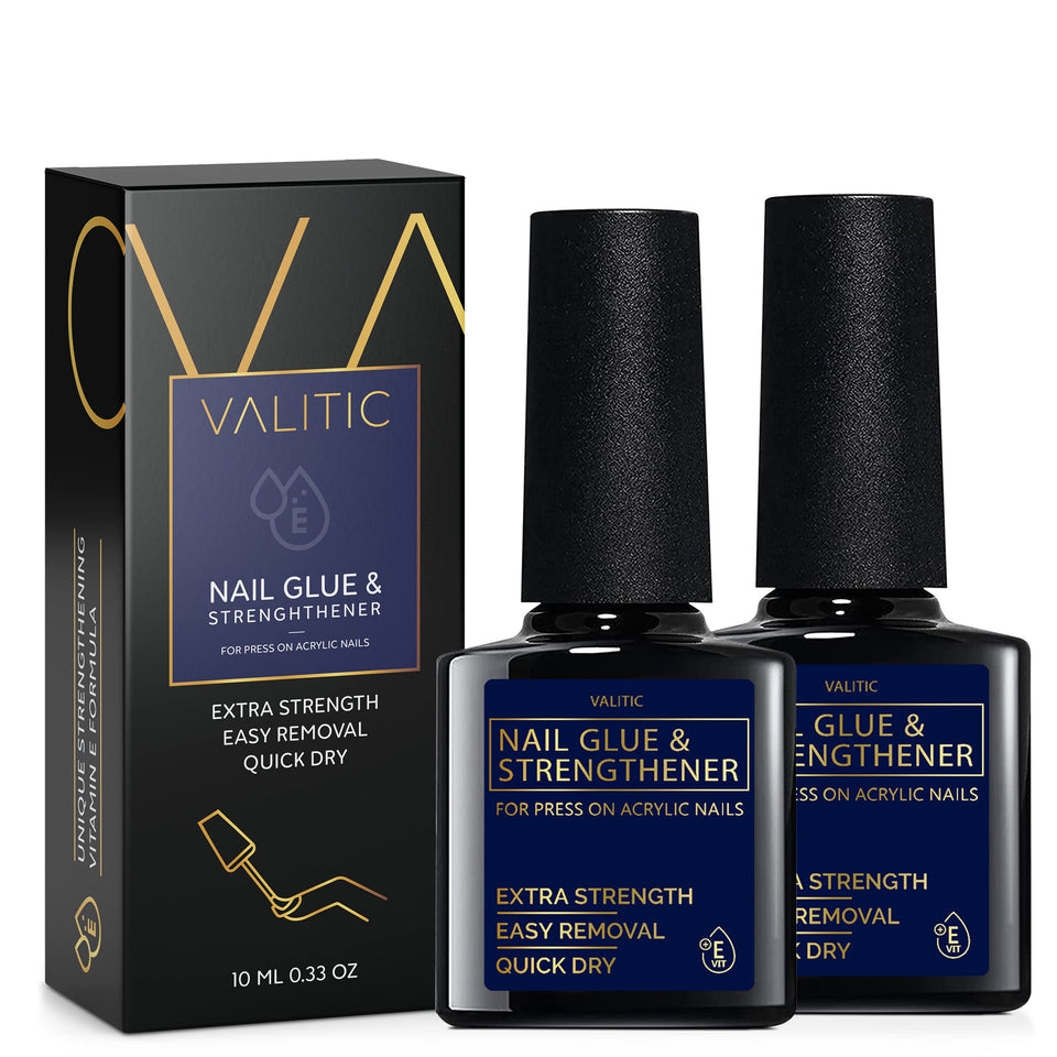 VALITIC front packaging showing compact adhesive bottle and branding for quick identification
