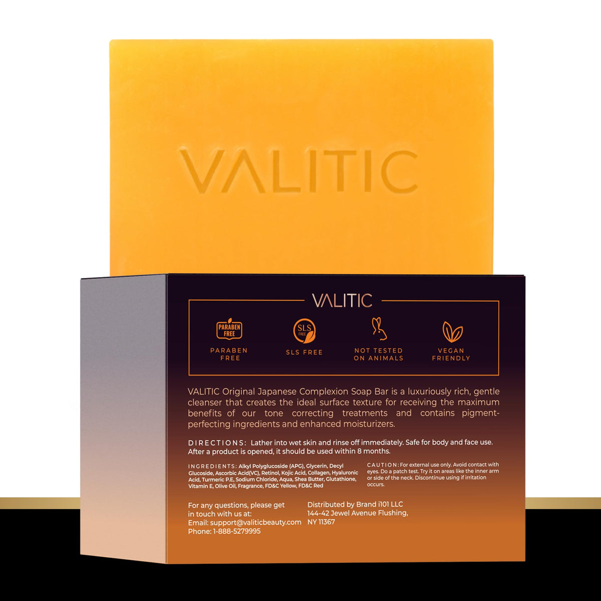 VALITIC turmeric detail highlighting natural brightening ingredient