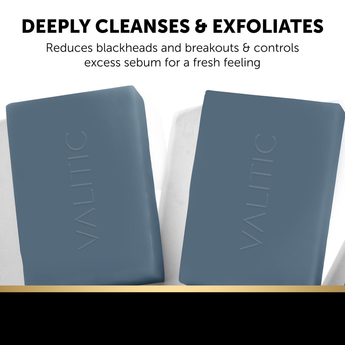 VALITIC ingredients label closeup showing active acids and botanicals