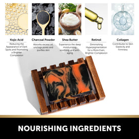 VALITIC label ingredients list highlighting kojic acid and turmeric