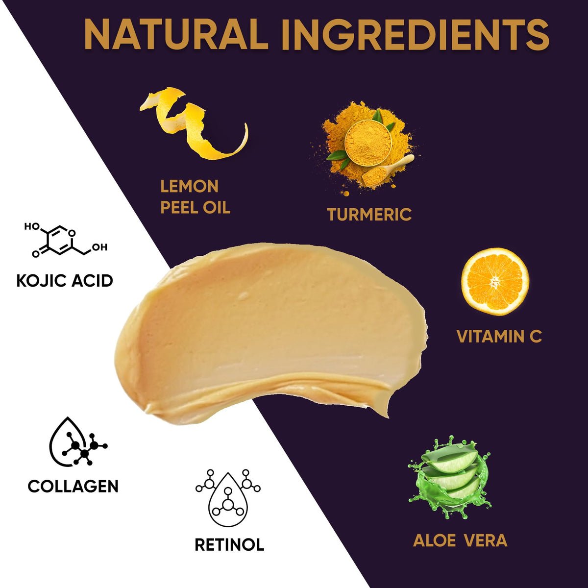 VALITIC mask applied to model cheek demonstrating coverage and pore-refining effect during use