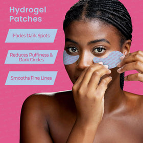 VALITIC close-up of hydrogel patch texture delivering hydration