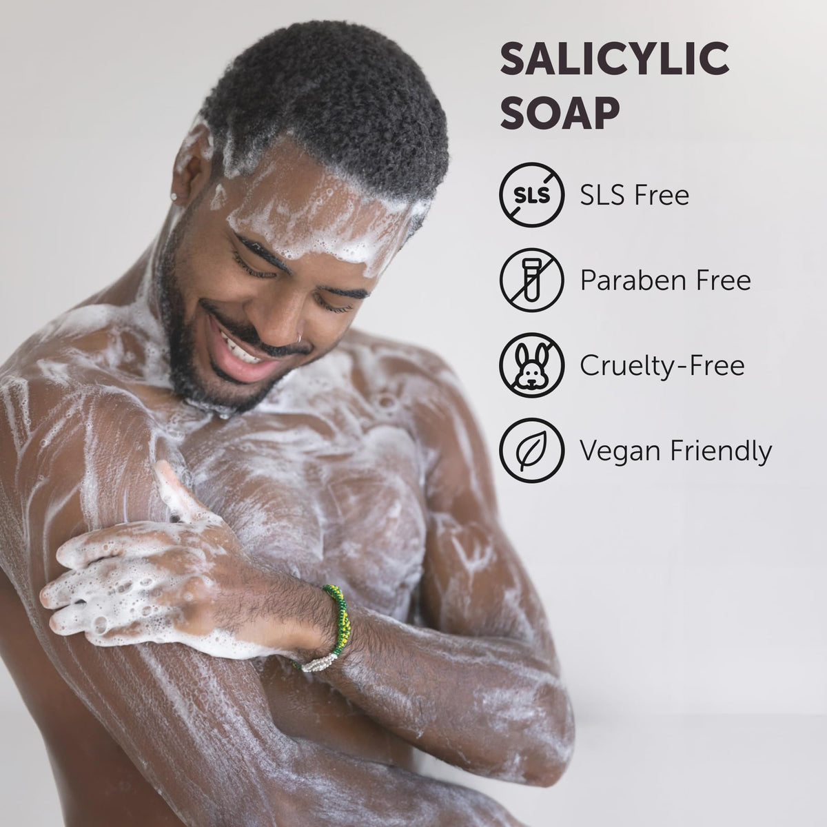 VALITIC soap in bathroom setting for a clean skincare routine