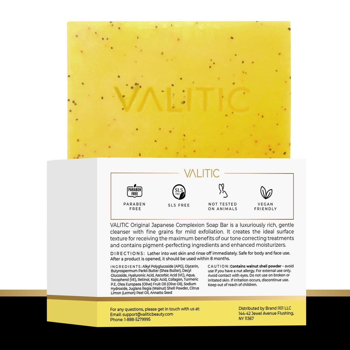 VALITIC label close-up showing active ingredients and usage notes
