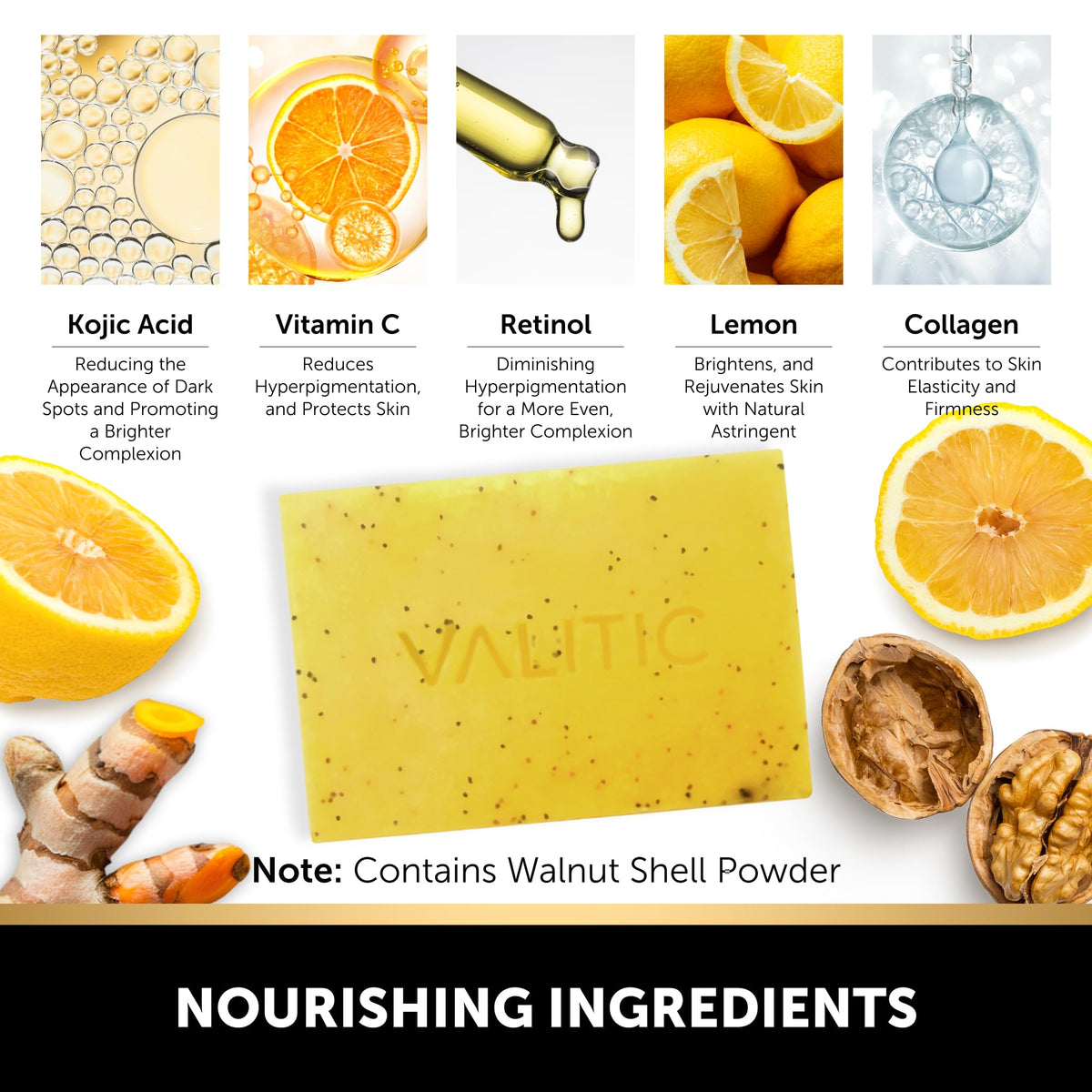 VALITIC rich lather on skin for effective cleanse and hydration