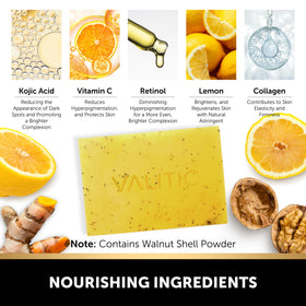 VALITIC rich lather on skin for effective cleanse and hydration