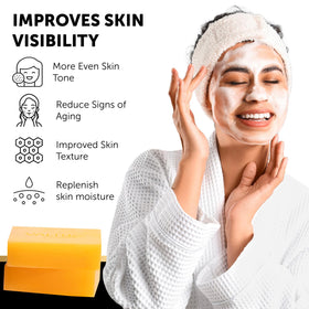 VALITIC lather on African net sponge creating rich foam for efficient cleansing