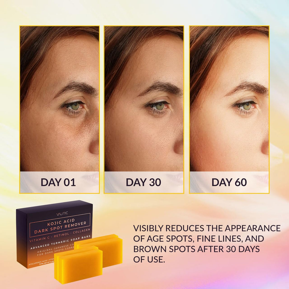 VALITIC close-up texture of soap bar highlighting smooth lather benefit