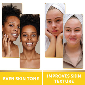 VALITIC close-up textured pad highlighting exfoliation effect