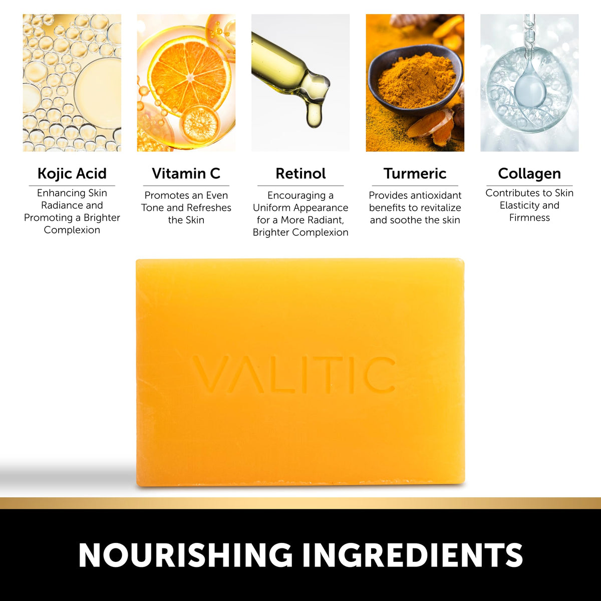 VALITIC applying soap to face illustrating gentle cleansing and even tone support