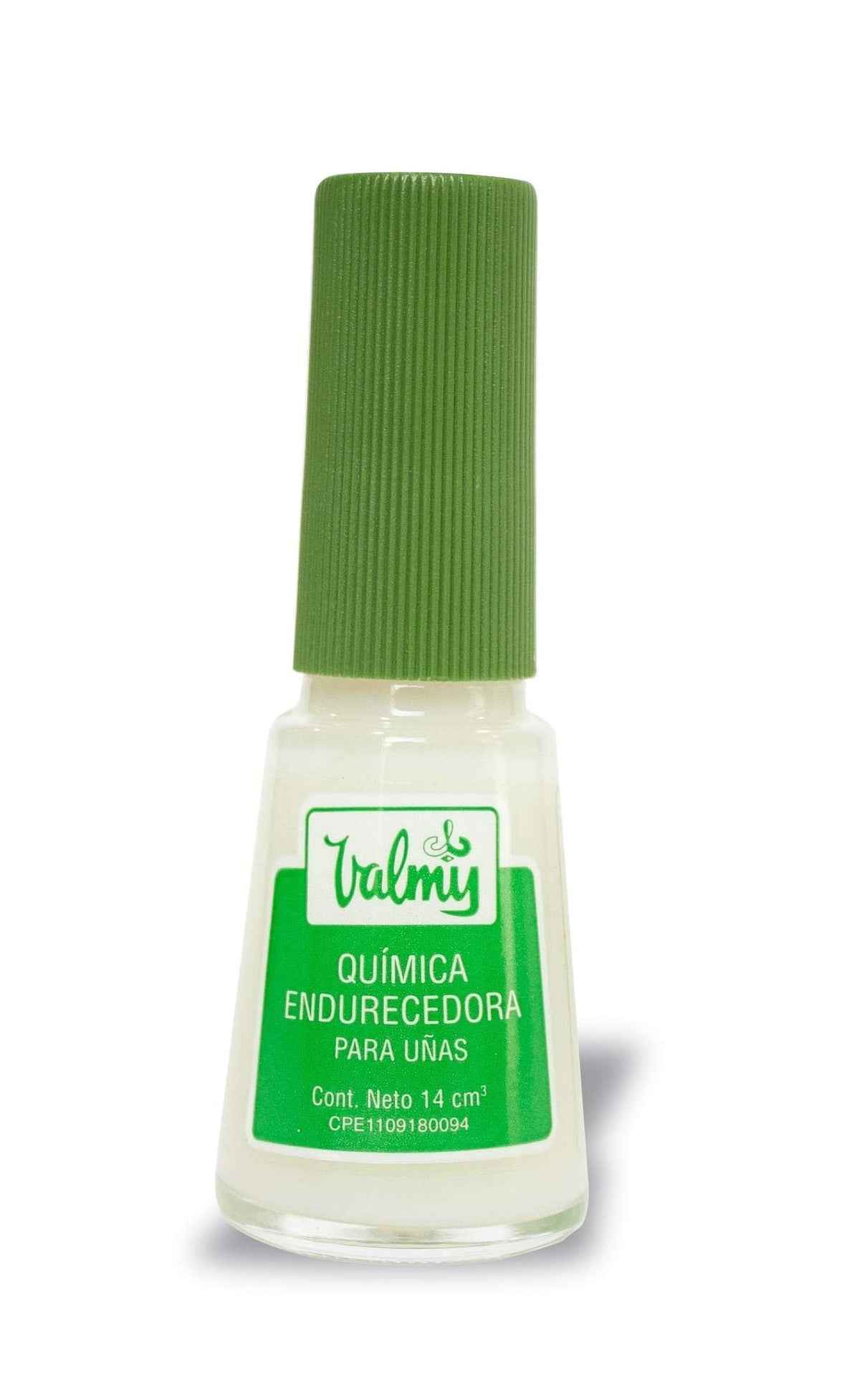 Valmy bottle front view showing label and compact protective polish