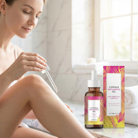 VANCON bottle on bathroom shelf suggests daily routine and subtle elegance