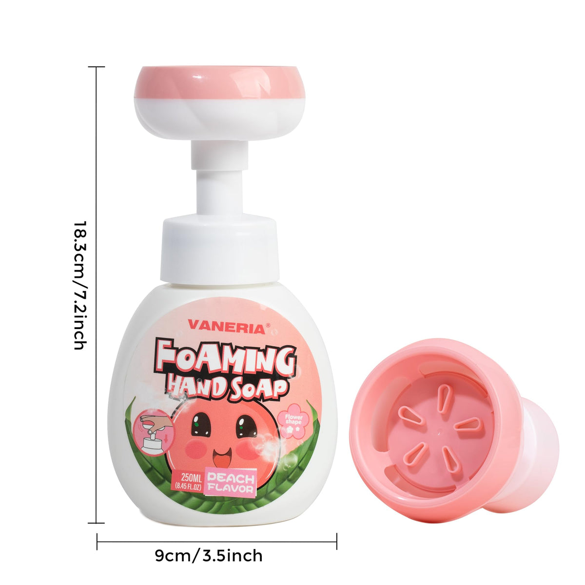 VANERIA family washing hands together showing habit-building and kid-friendly appeal