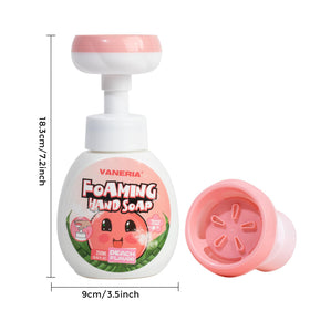 VANERIA family washing hands together showing habit-building and kid-friendly appeal