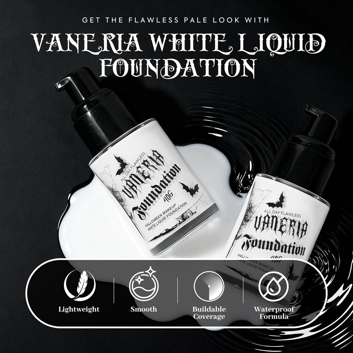VANERIA mixing with darker foundation showing custom shade creation benefit
