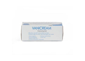 Model cleansing face with Vanicream bar showing gentle daily facial use