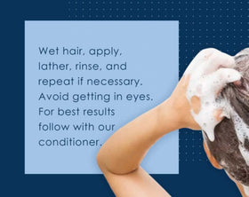 Vanicream used in shower by family member for sensitive scalps